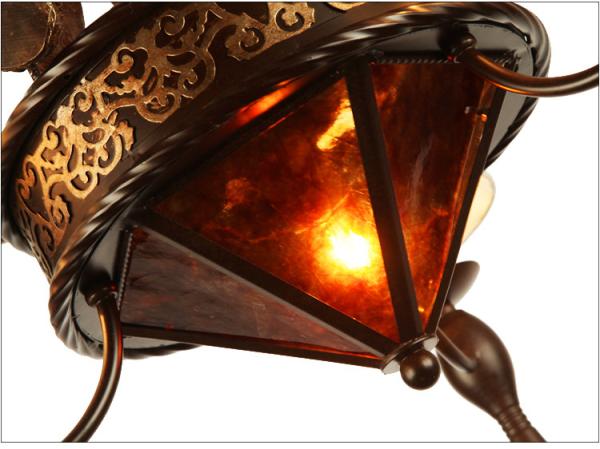 Moose antler chandelier Lighting Fixtures With lampshade (WH-AC-29)