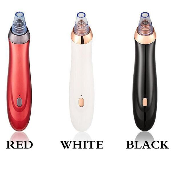 USB Charge Nose Pore Cleaner Tool 5 Beauty Heads Electronic Pore Cleaner
