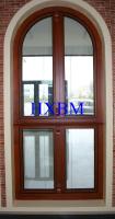 Metal à prova de som Windows de madeira folheado, unidades vitrificadas da janela da segurança dobro interno