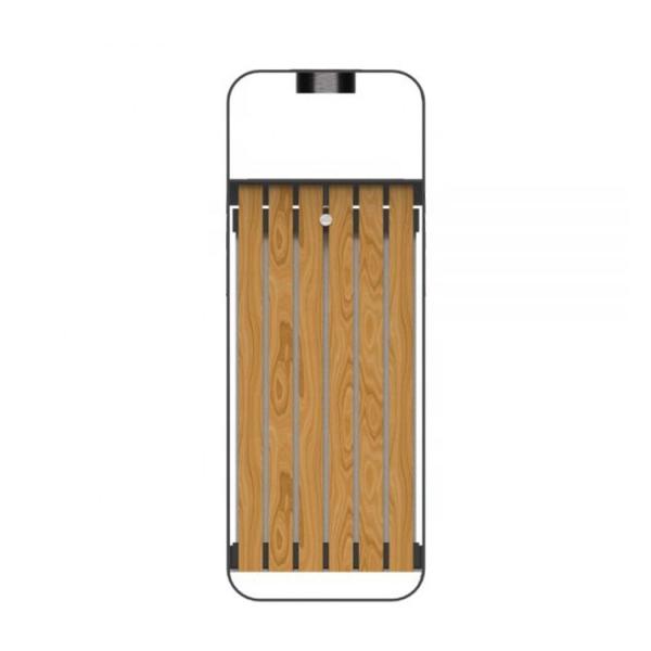 OHSAS18001 Certificate 35L Outdoor Wooden Garbage Bin