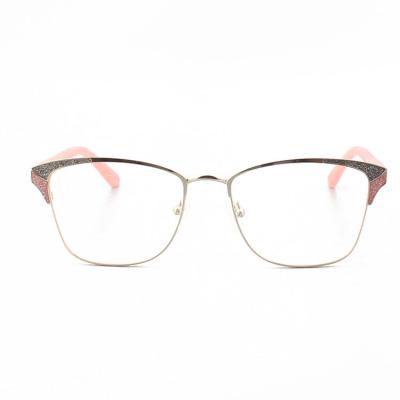Female Stainless Steel Anti Blue Light Metal Optical Frame