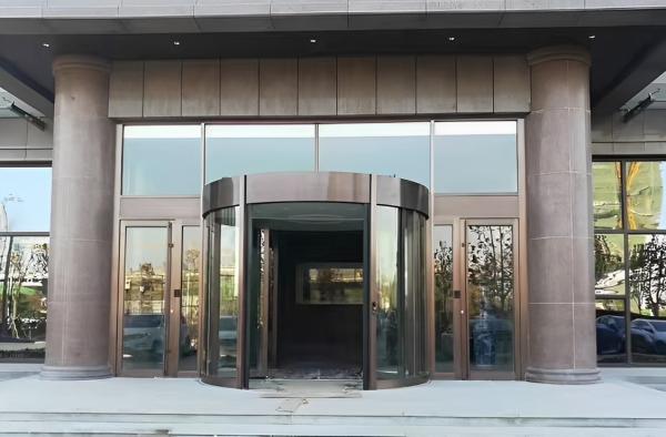 Manufacturers Make Direct Selling Aluminum Alloy Rotary Revolving  Door
