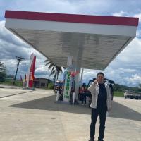 Estación de gasolina de estructura modular de acero, refugio de cobertizo de acero reciclable
