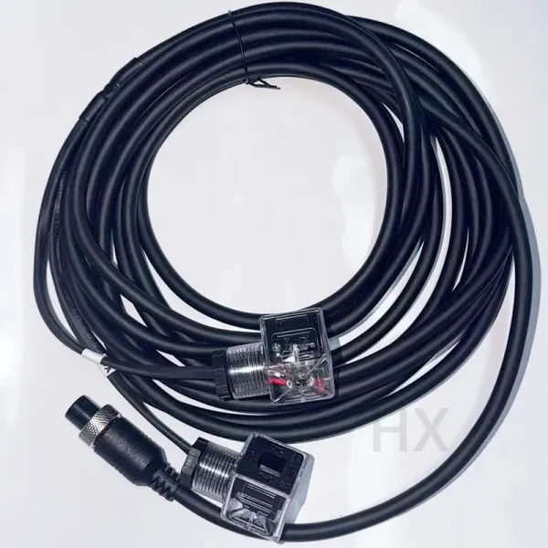 1-to-2 M12 Sensor Splitter Control Cable, Pre-Assembled Wiring Harness for Agricultural Hydraulic Reversing Valves.
