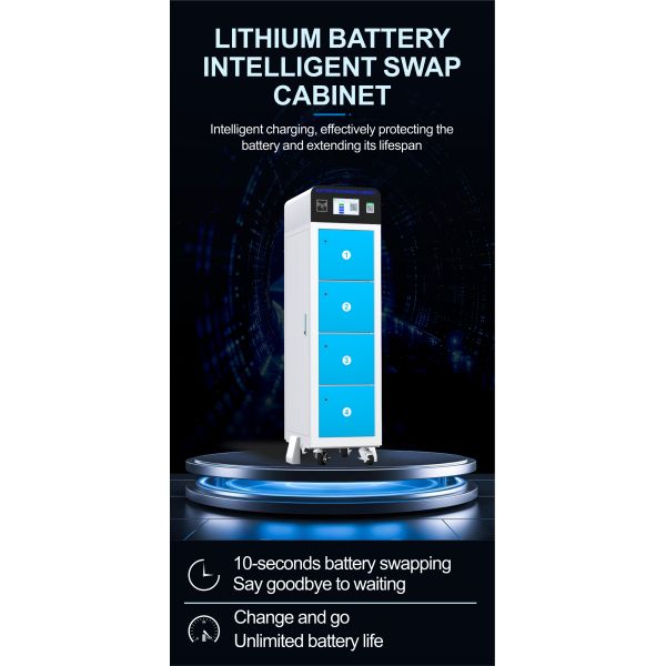Commercial Renewable Energy Battery Swapping Cabinet Stations For Electric Tricycles