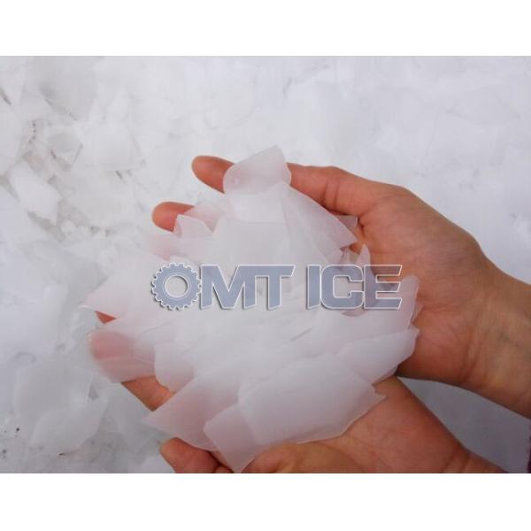 Máquina de hielo de agua salada de 5 toneladas, refrigeración automática por agua para barcos pesqueros