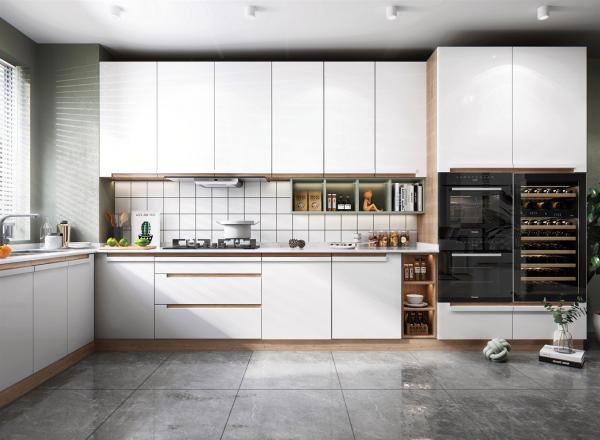 Furniture Modern Kitchen Cabinets European Style Environmental Friendly Wall