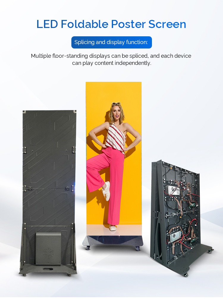 Factory Customized High Resolution LED Commercial Advertising Display Screen LED Poster Screen