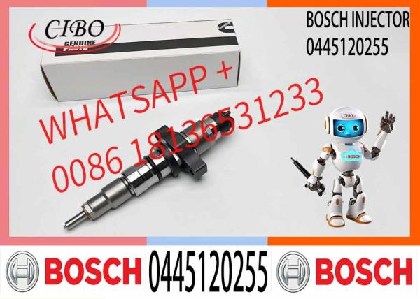 China New Diesel Fuel Injector 0445120255 Common Rail Injector 0445120255 For Cummins Engine