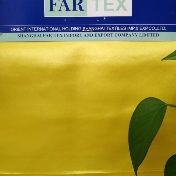 100% Polyester Satin Fabric 75D X 150D 120 X 76 Density 58/60 For Dress