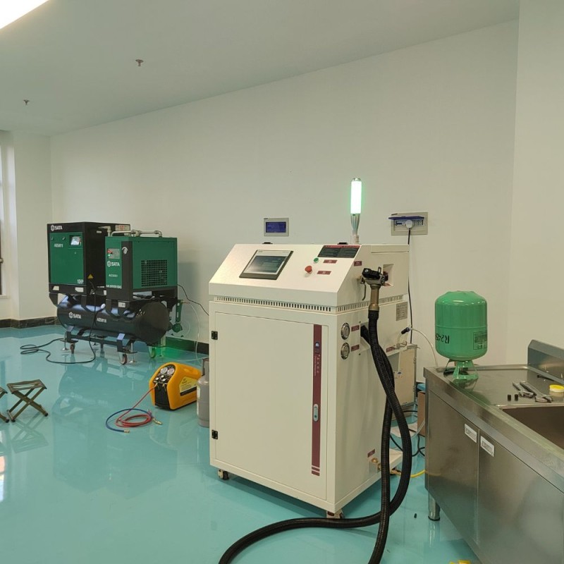 Explosion‑Proof Refrigerant Charging Machine Integrated Vacuum Leak Test &