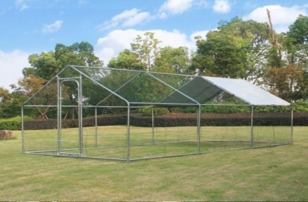 6Lx3Wx2H m Chicken Run Coop/ Animal Run/Chicken House/Pet House/Outdoor Exercise Cage Coop for Hen Poultry Dog Rabbit