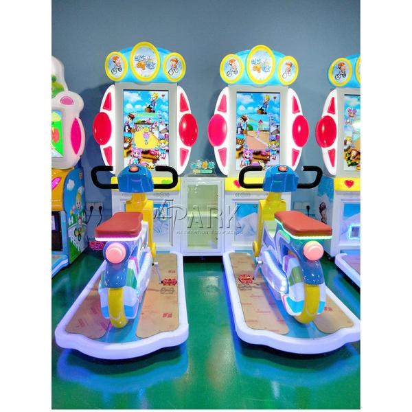 Indoor Speed Kids Bicycle Amusement Kiddie Ride Indoor Arcade Video Kids Game Machine