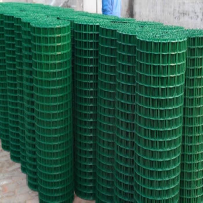 Custom 1×2m PVC Coated Welded Wire Mesh Panel with 12.5×12.5mm Small Hole for Window Protection