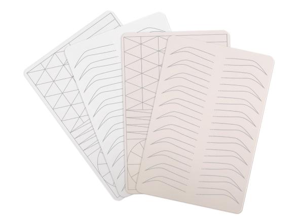Eyebrows Permanent Makeup Practice Skin Circular Square Pattern 50.2g