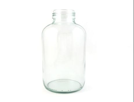 16 Oz Boston Round Glass Bottles 38-1650 Silk Screen Printing