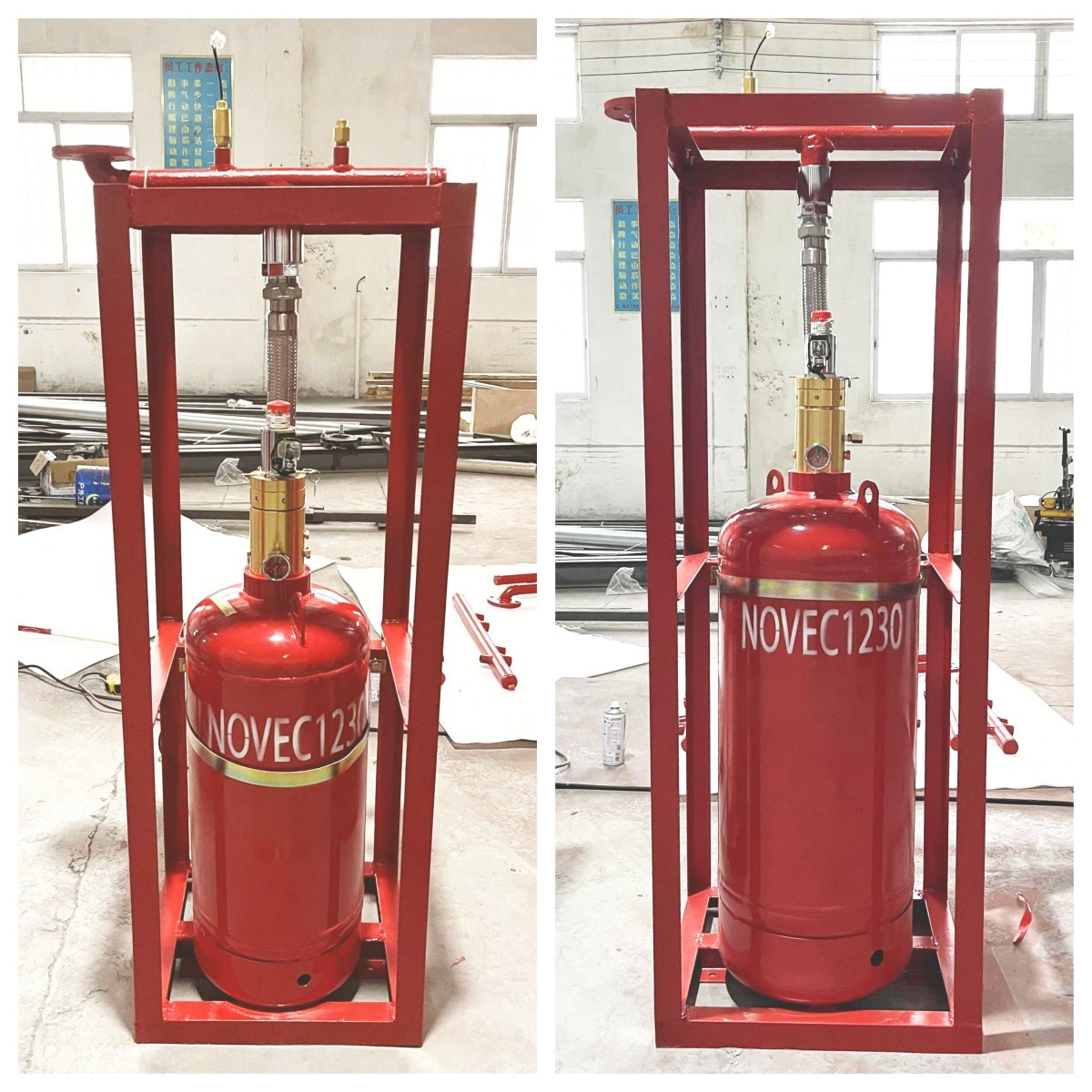 DC 1230 огнетушителя системы 40L 70L 100L Novec портативный 24V 1.6A