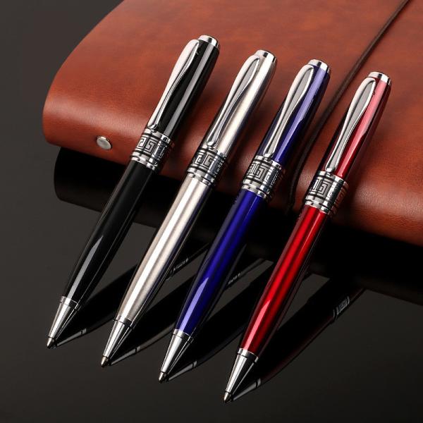 Big Fat Black Metal Roller Pen Bolas de papel com logotipo para assinatura de negócios 35 g