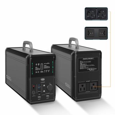 LiFePO4 Lithium Battery Portable Power Station 1500W For Home RV Emergency