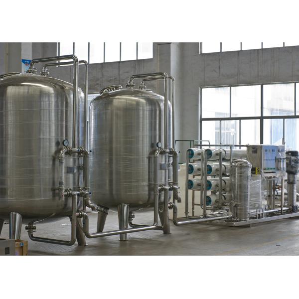 SUS 304 Pure Water Treatment Equipments For Drinking Mineral Water Production
