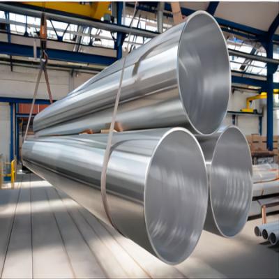 ASTM 7075 Hard Round Aluminium Pipe 0.3mm Thickness For Bike Frame