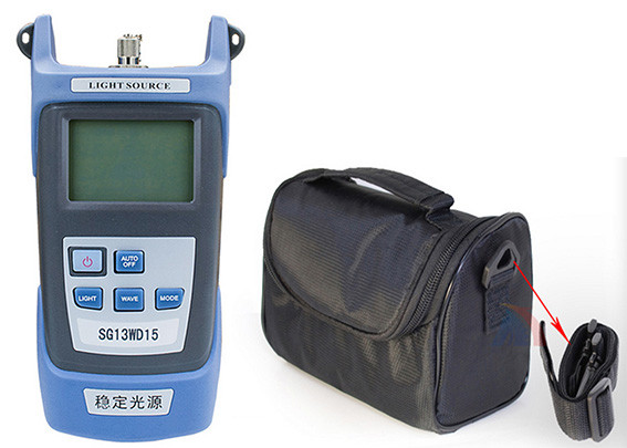 Handheld Fiber Optic Tools Optical Laser Source , Fiber Optic Light Source Tester