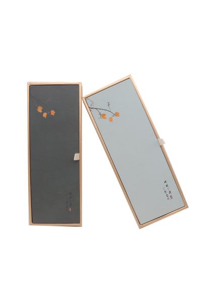 Gloss Varnish Gray Cardboard Paper Gift Packaging Box 1200GSM