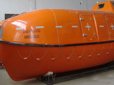 Marine Total Enclosed/ Free Fall Lifeboat, FRP Lifeboat/ Life Boat/ Fast Rescue Boat for Sale, Manufacturer's Price
