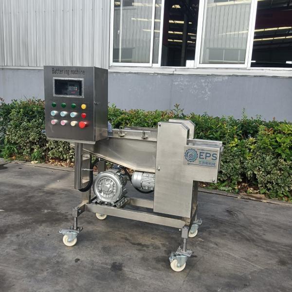 Automatic Seafood Battering Machine 500kg /H Thermal Processing and Automatic Grade