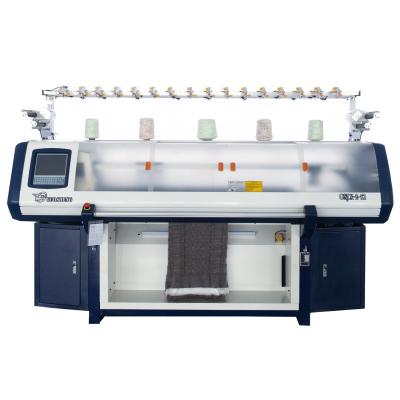 Smart Collar Cuff Flat Knitting Machine Jacquard Making Computerized 1000 W