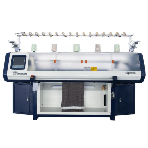 Smart Collar Cuff Flat Knitting Machine Jacquard Making Computerized 1000 W