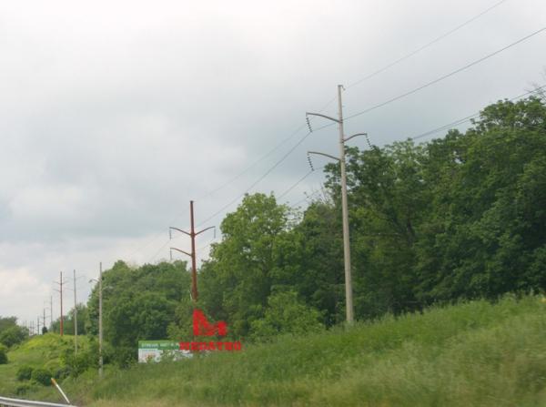 138KV DOUBLE CIRCUIT MONOPOLE TOWER