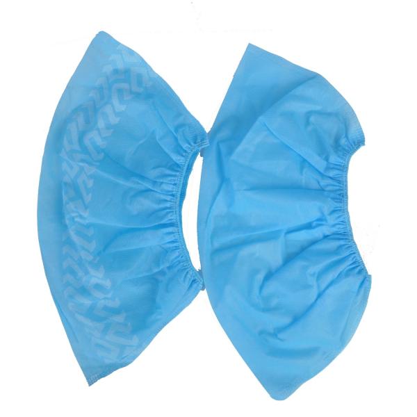 Disposable Medical Shoe Cover Non Woven Non Slip Non Skid Blue Color