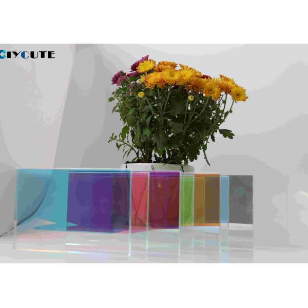 Текстурированные ириденциальные дихроические стеклянные панели 3-12 мм покрытые красочными