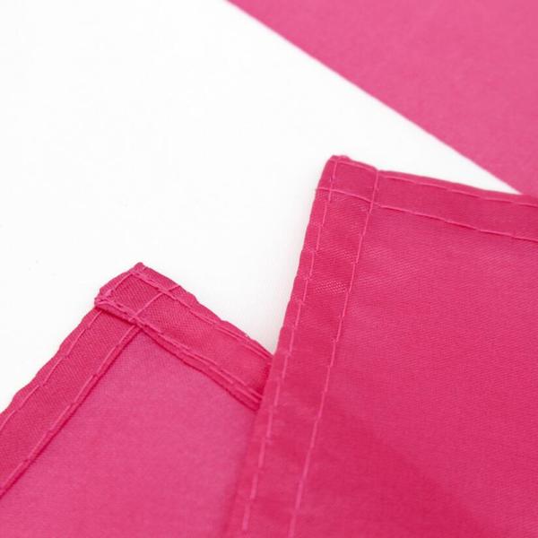 Fade Resistant Pink M 70g Polyester Rectangle Banner Flags 90x150cm