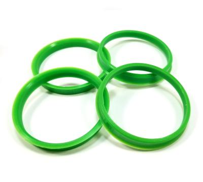 Green 60.1 To 66.1 Plastic Hub Rings 10 Mm Thickness For Lexus / Toyota