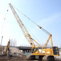 100T 13-52m Grue à rampe dans la construction de chemins de fer 9-18m Longueur de jambe