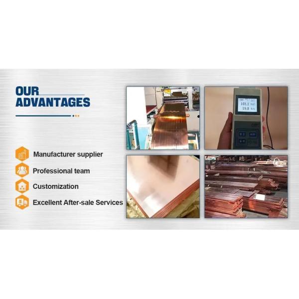 2021 Soft Copper Strip Sheet Rolled Coil with 0.01-3.0mm Thickness and Red Color