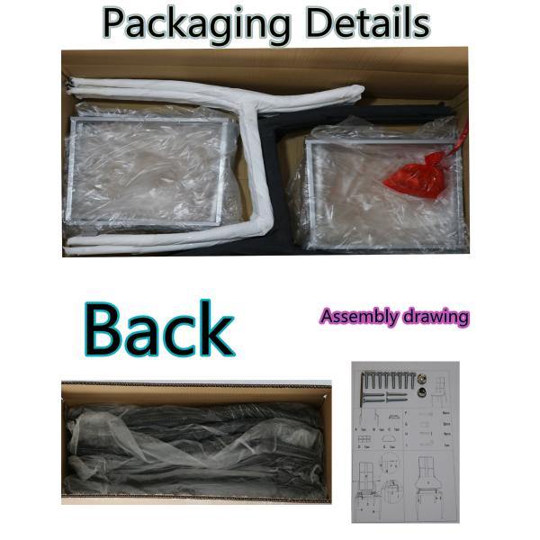 Fashionable Modern Style Pu Leather Dining Chairs With Chrome Leg