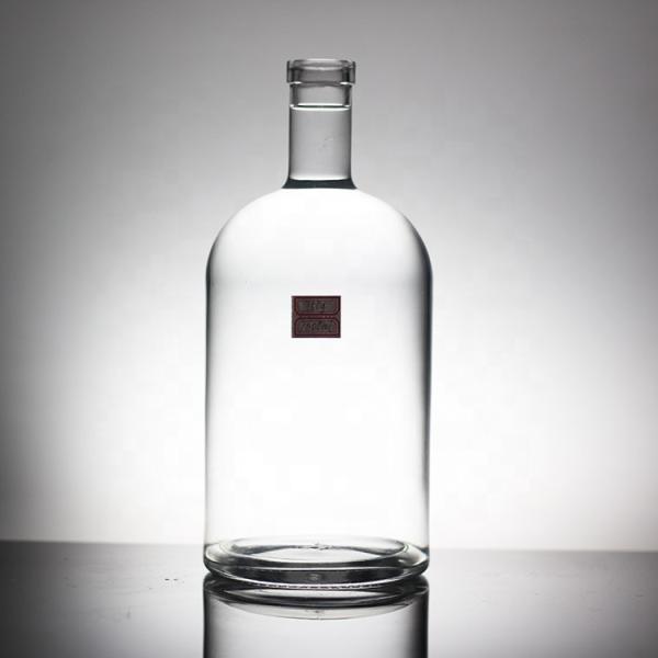 Botella de vodka de vidrio 1 litro 1,75 litro 500 ml 700 ml 750 ml botella de champán