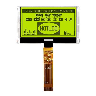 gráfico de TFT do módulo de 240X120 LCD com o luminoso branco lateral HTG240120A