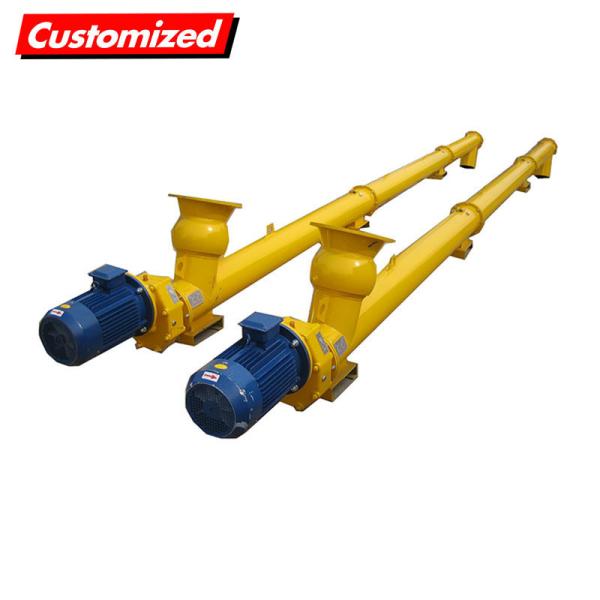 Stainless Steel Heat Resistant Flexible Screw Auger Conveyor with Customized Size for Flake Ice Conveying