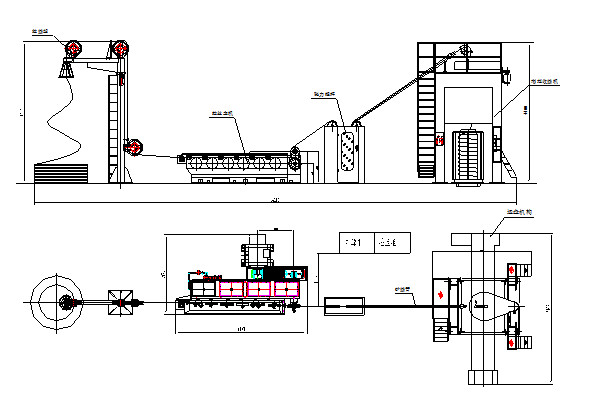 Машина чертежа металла мотора 160Kw DC RBD большая для низкого круглого провода медного сплава