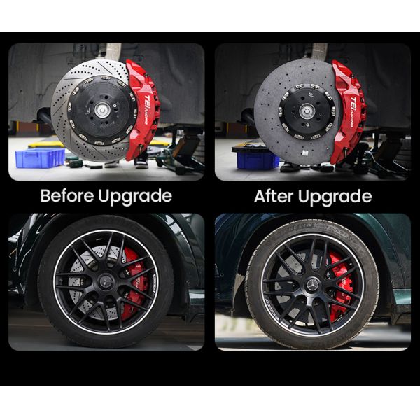 TEI TCCB-R Carbon Ceramic Brake Disc Rotor 355mm/380mm/400mm/410mm/420mm/440mm Brake Disc CCB for Mclaren Aston Martin