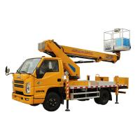 Isuzu Elf Hydraulic Telescopic Boom Truck / Aerial Platform Truck