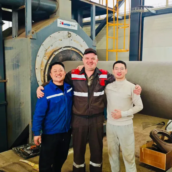 Large-Diameter Polyurethane Spray Insulated Pipe Machine with Automated Spraying and PE Wrapped Corrosion Resistance