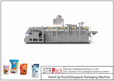 máquina horizontal do selo da suficiência do formulário da velocidade 60bpm, máquina de empacotamento de Doypack