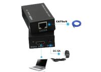 prolongamento da fibra de 60M 1080P HDMI, CAT5E/6 HDMI ao prolongamento RJ45