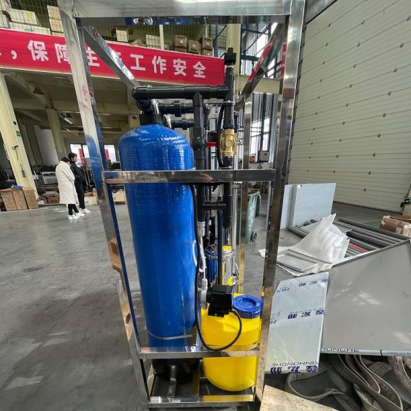 Деревянный корпус для производства чистой питьевой воды Промышленная очистная машина 500 л с фильтром RO