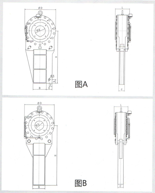 Large Torque Low speed Contact DSN Type Long Cantilever Structure Wedge Block Backstop Shaft Sleeve Interference